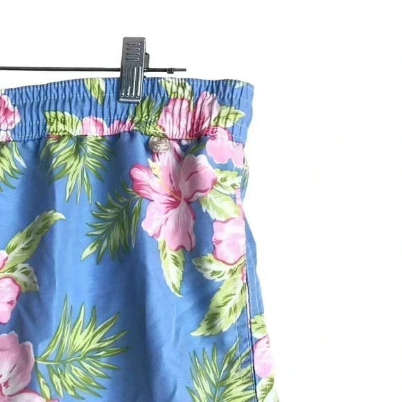 Polo Ralph Lauren Men's Swim Trunks XXL 38-42 Floral Mesh Lined Elastic Waist - Picture 9 of 10